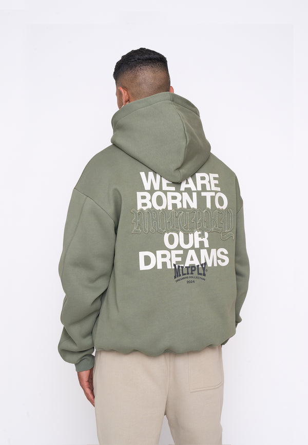 Multiply Spparel Oversize Zip Hoodie DEFENSE Four Leaf Clover Versandkostenfrei