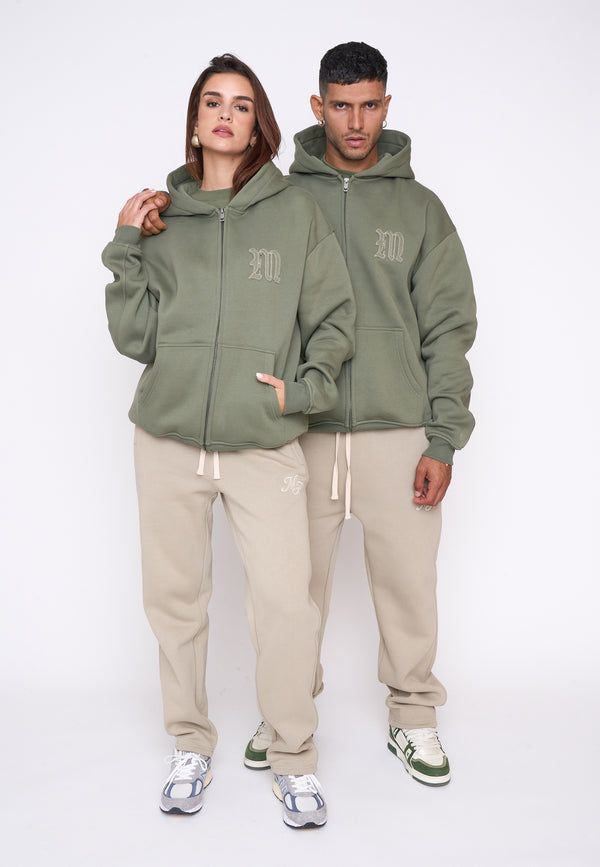 Multiply Spparel Oversize Zip Hoodie DEFENSE Four Leaf Clover Versandkostenfrei