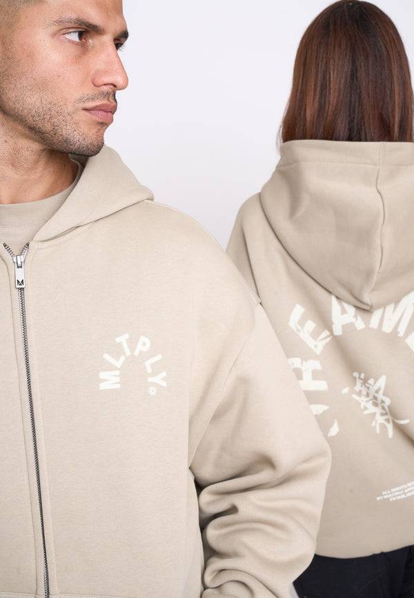 Multiply Spparel Oversize Zip Hoodie PENALTY Seneca Rock Begrenztes Angebot