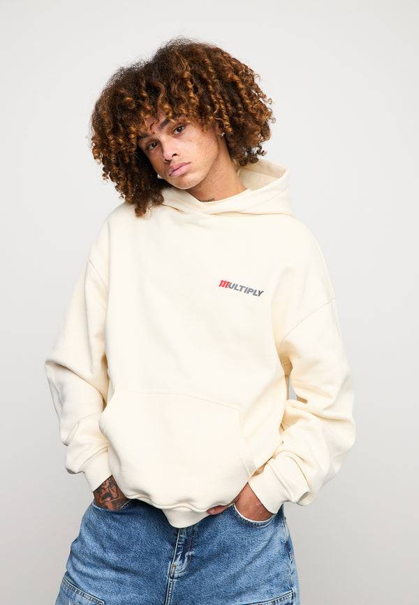 Multiply Spparel Oversize Hoodie ACCUSED Egret Online Shopping