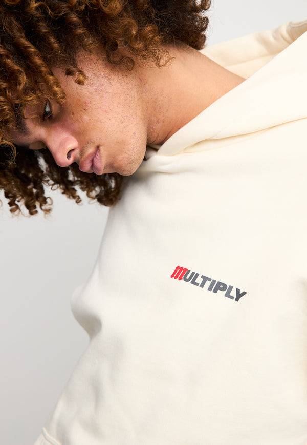 Multiply Spparel Oversize Hoodie ACCUSED Egret Online Shopping