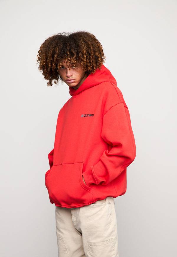 Multiply Spparel Oversize Hoodie ACCUSED Flame Scarlet Exklusivangebot
