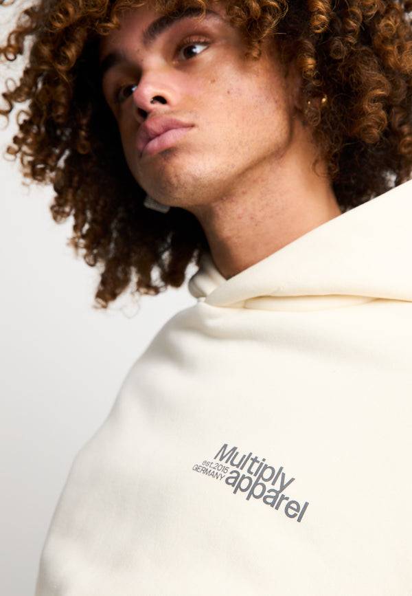 Multiply Spparel Oversize Hoodie COURT Egret Saisonschlussverkauf