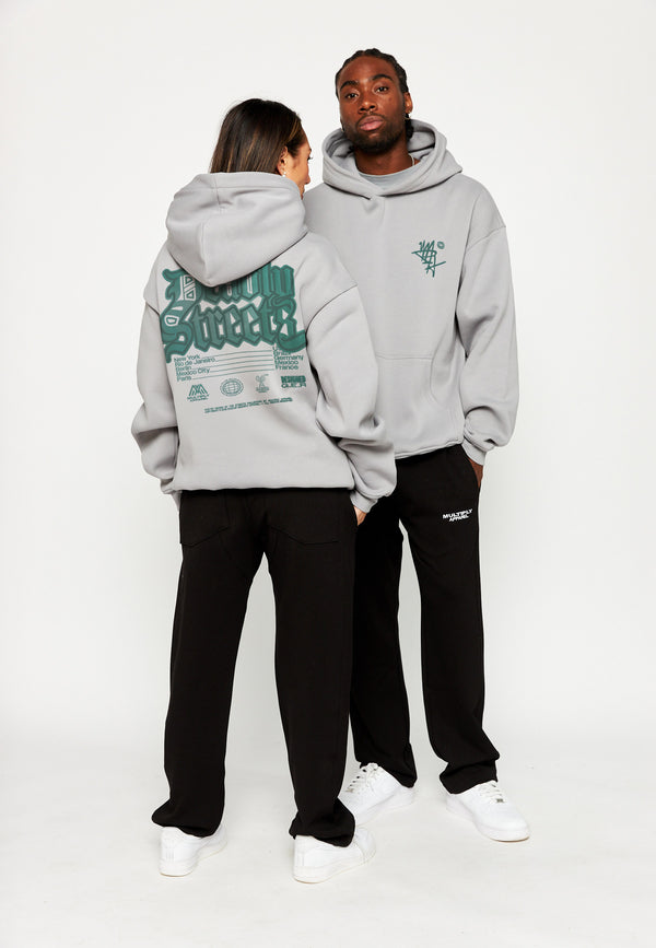 Multiply Spparel Oversize Hoodie DEADLY Ultimate Grey Black Friday
