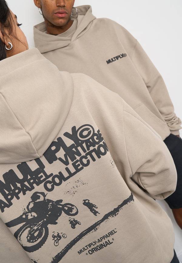 Multiply Spparel Oversize Hoodie DUST Vintage Khaki Osterangebot
