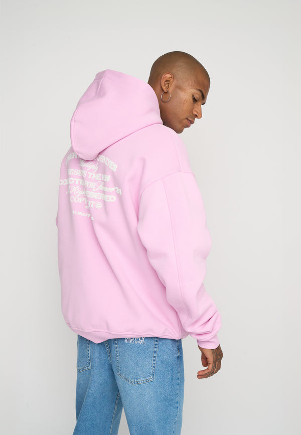 Multiply Spparel Oversize Zip Hoodie OTHER DAYS Pink Lavender Tägliche Deals