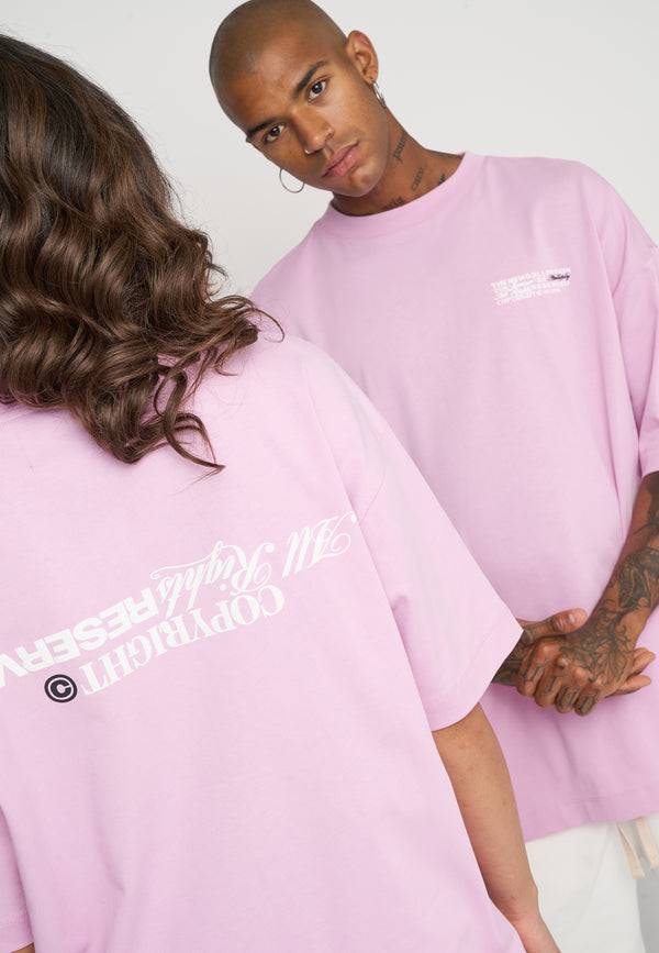 Multiply Spparel Oversize T-Shirt RESERVED Pink Lavender Sonderangebote