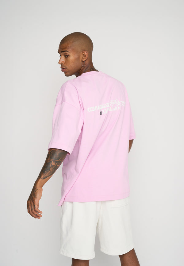Multiply Spparel Oversize T-Shirt RESERVED Pink Lavender Sonderangebote