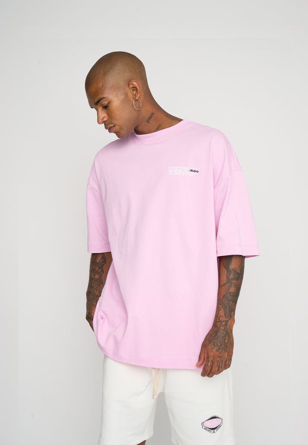 Multiply Spparel Oversize T-Shirt RESERVED Pink Lavender Sonderangebote