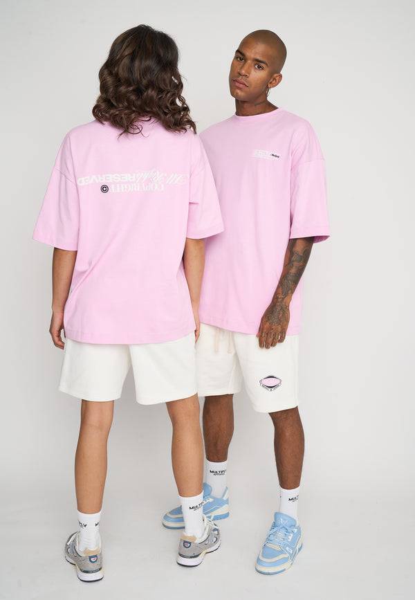 Multiply Spparel Oversize T-Shirt RESERVED Pink Lavender Sonderangebote