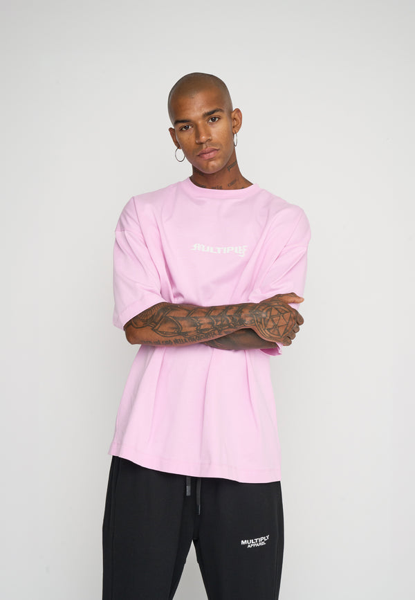 Multiply Spparel Oversize T-Shirt RESPECT Pink Lavender VIP-Rabatte