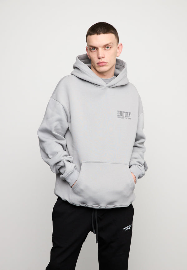Multiply Spparel Oversize Hoodie WRONGLY Ultimate Grey Letzter Tag