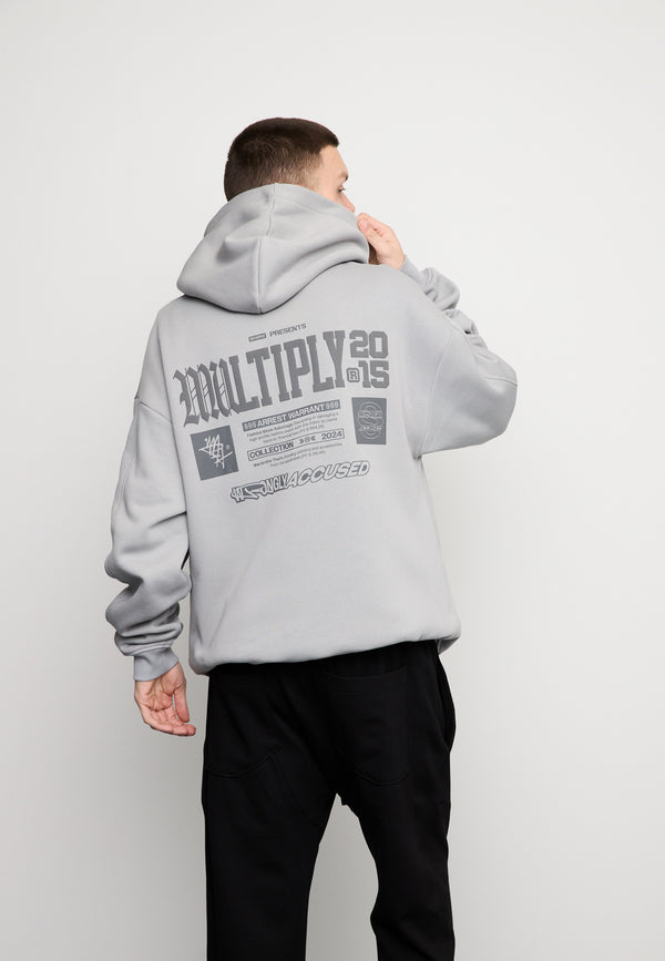 Multiply Spparel Oversize Hoodie WRONGLY Ultimate Grey Letzter Tag