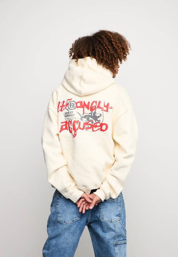 Multiply Spparel Oversize Hoodie INNOCENCE Egret Vierteljährliche Förderung