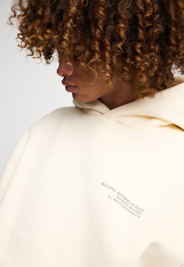 Multiply Spparel Oversize Hoodie INNOCENCE Egret Vierteljährliche Förderung
