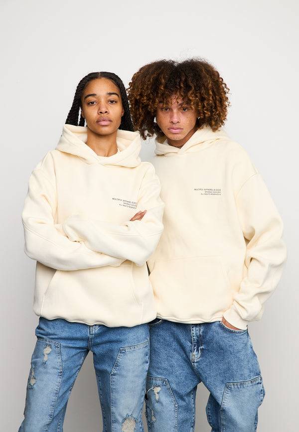Multiply Spparel Oversize Hoodie INNOCENCE Egret Vierteljährliche Förderung
