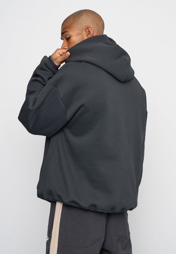 Multiply Spparel Oversize Hoodie VINTAGE Black Soda Washed Nur noch ein Tag übrig