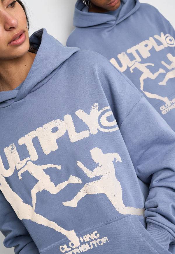 Multiply Spparel Oversize Hoodie RUN Wild Wind 50% Rabatt für begrenzte Zeit