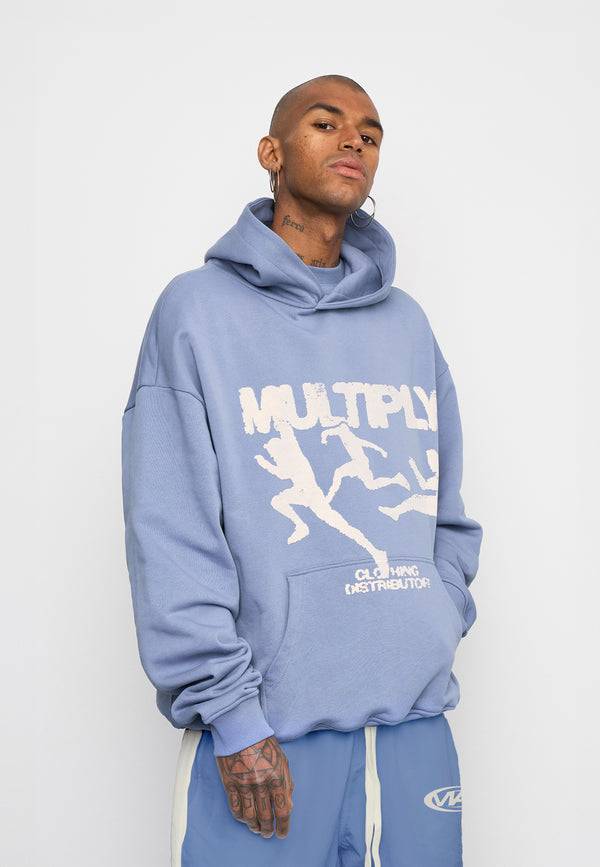 Multiply Spparel Oversize Hoodie RUN Wild Wind 50% Rabatt für begrenzte Zeit
