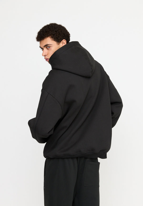 Multiply Spparel Oversize Zip Hoodie LONELINESS Black Soda Washed Online