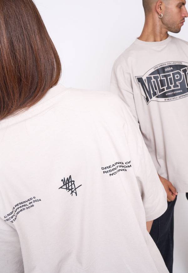Multiply Spparel Oversize T-Shirt SPIRIT Dove im Angebot