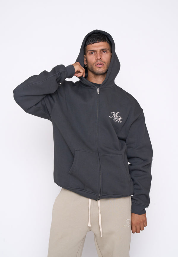 Multiply Spparel Oversize Zip Hoodie HERO Black Soda Günstiger Verkauf