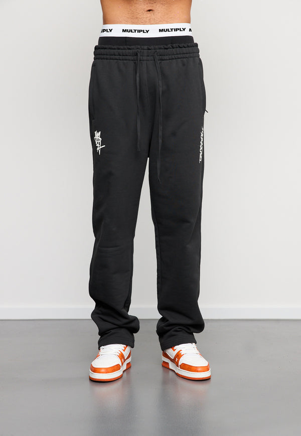 Multiply Spparel Jogger MALIGNED Black Soda Washed Fabrik Onlineshop