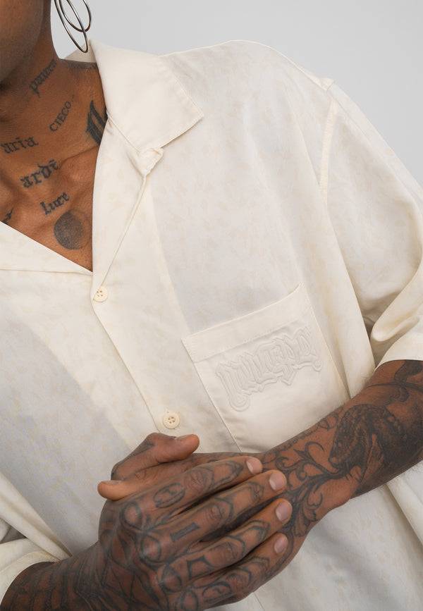 Multiply Spparel Oversize Shirt INMATES White Asparagus Preisnachlass