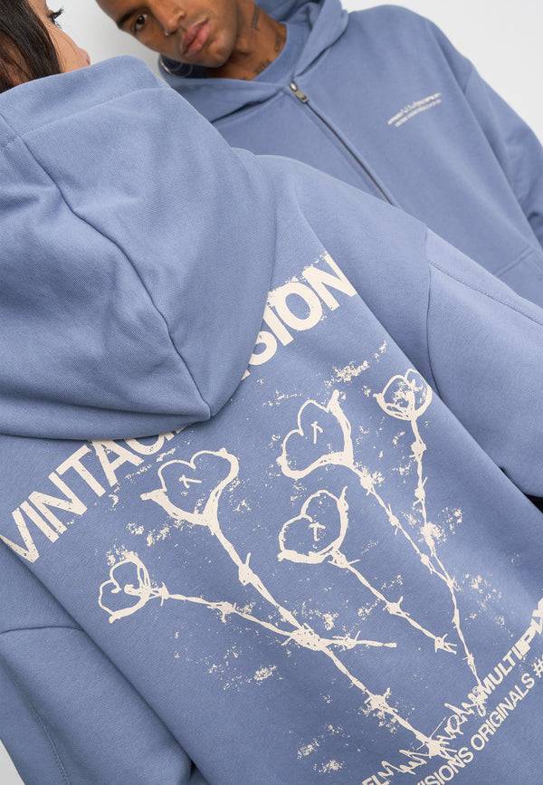 Multiply Spparel Oversize Zip Hoodie V VISIONS Wild Wind Cyber Monday