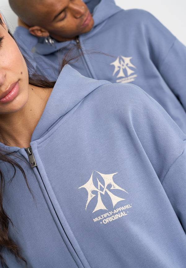 Multiply Spparel Oversize Zip Hoodie SKETCH Wild Wind Weihnachtsangebot