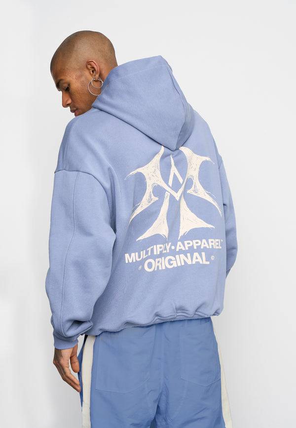Multiply Spparel Oversize Zip Hoodie SKETCH Wild Wind Weihnachtsangebot