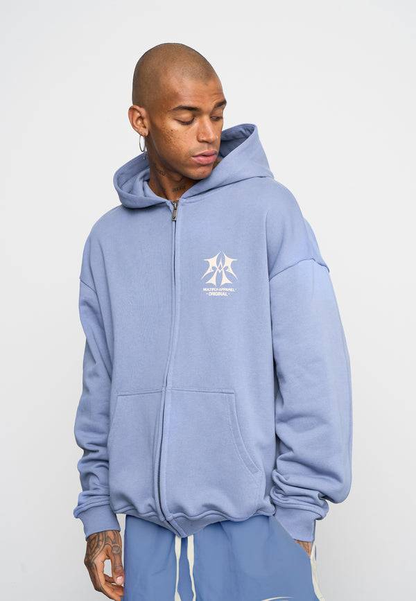 Multiply Spparel Oversize Zip Hoodie SKETCH Wild Wind Weihnachtsangebot