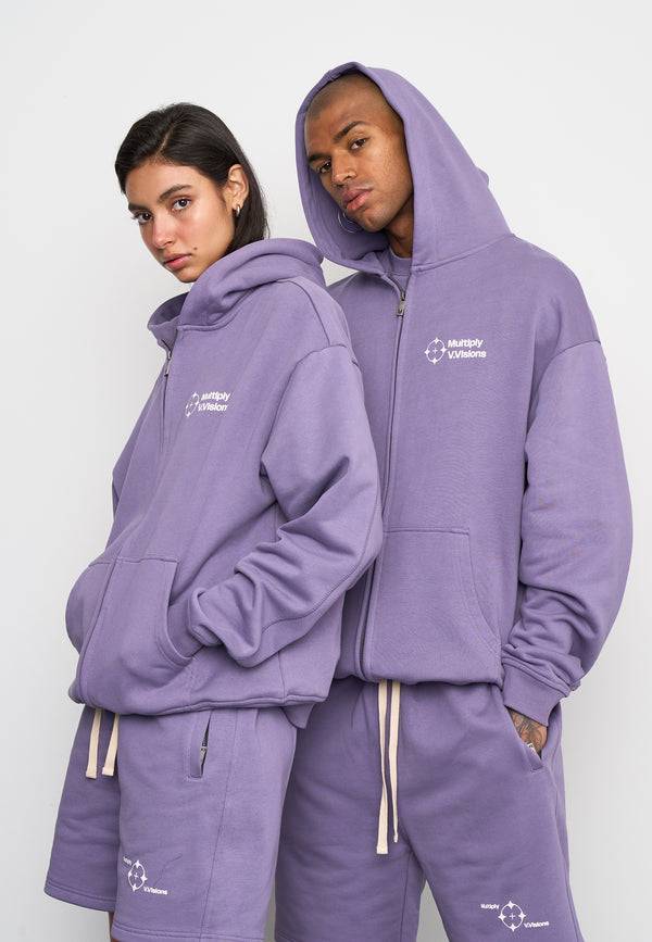 Multiply Spparel Oversize Zip Hoodie VISIONARY Cadet Muttertagsangebot