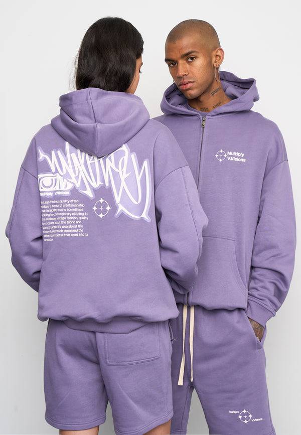 Multiply Spparel Oversize Zip Hoodie VISIONARY Cadet Muttertagsangebot