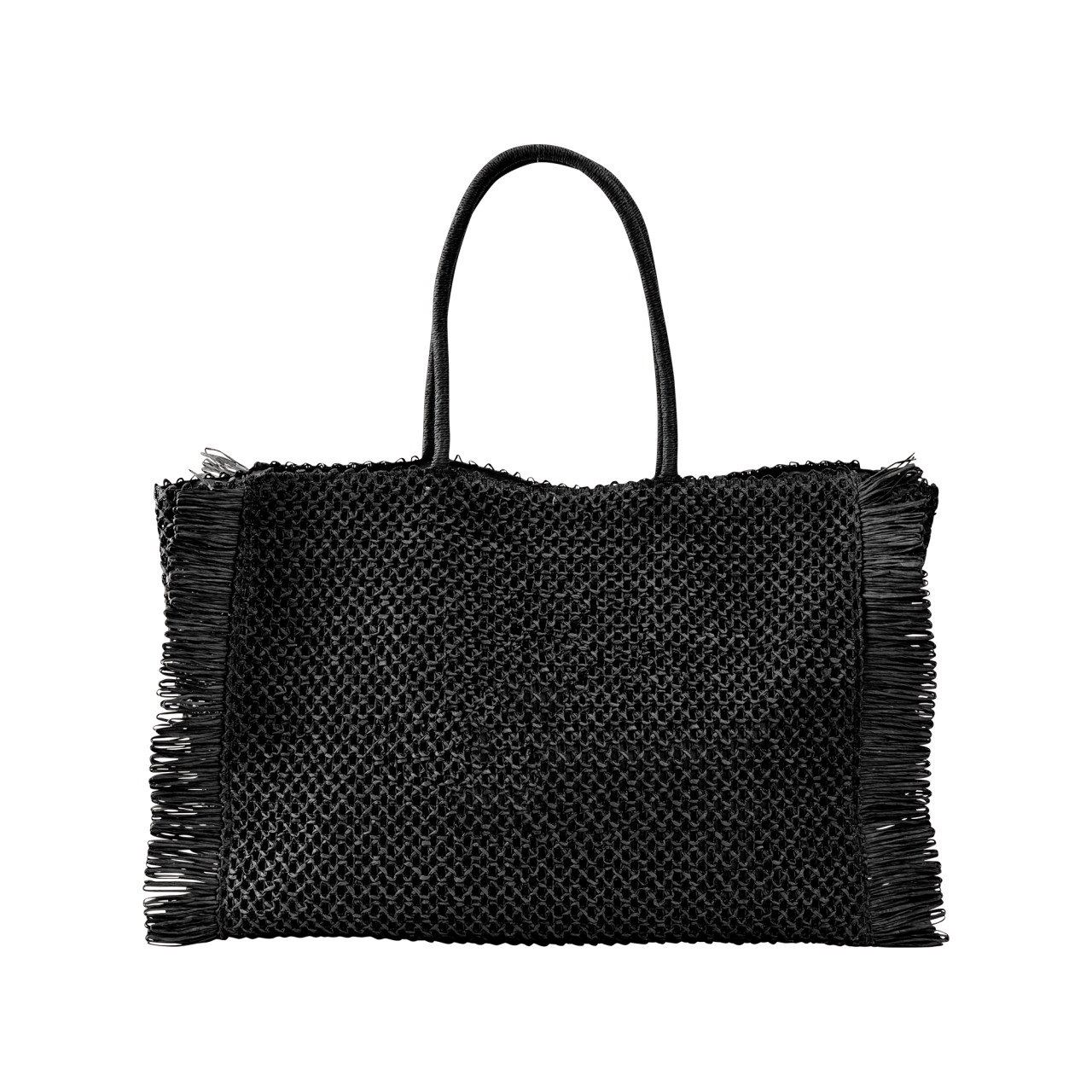 Nitzsche Accessoires Strohshopper mit Fransenverzierung Verkauf