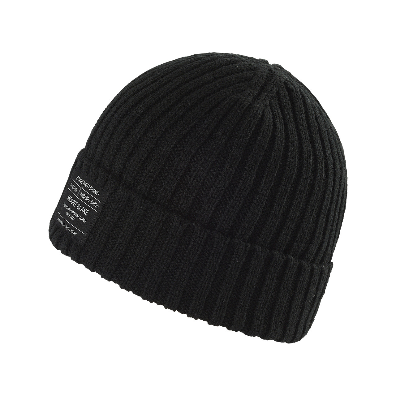 Nitzsche Accessoires Lässige Herren Strickmütze mit NF Label Sonderangebote