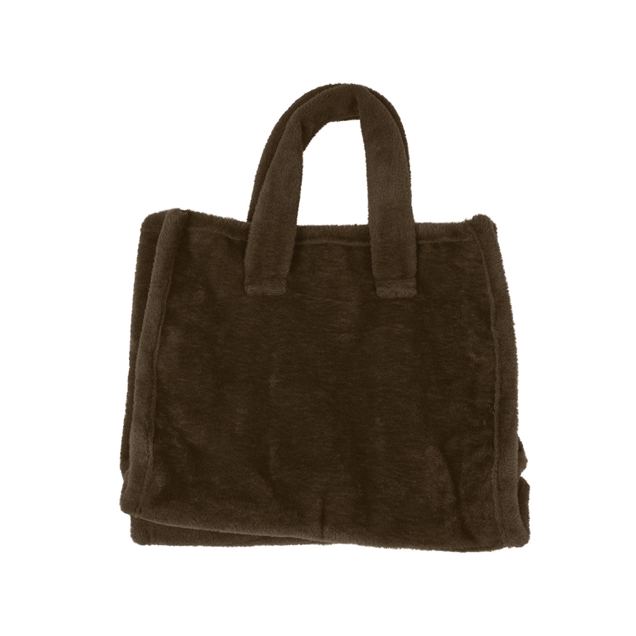 Nitzsche Accessoires Einfarbige Tasche aus Kunstfell Fabrikpreis