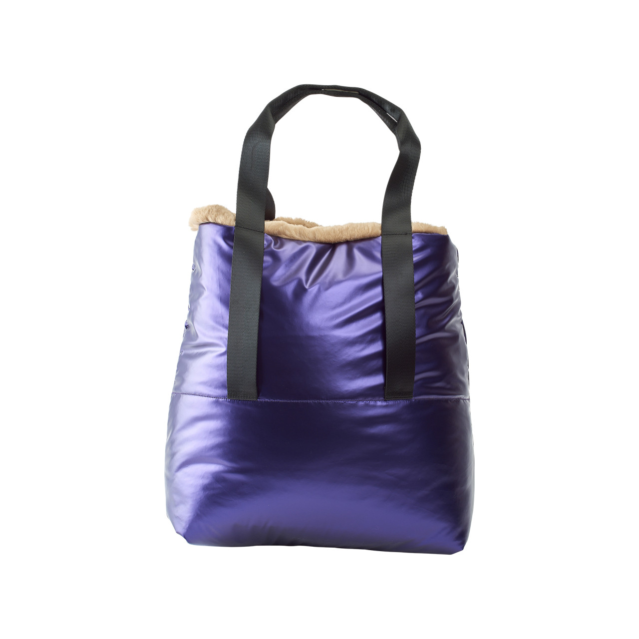 Nitzsche Accessoires Handtasche für Damen mit Plüsch-Außenseite Black Friday
