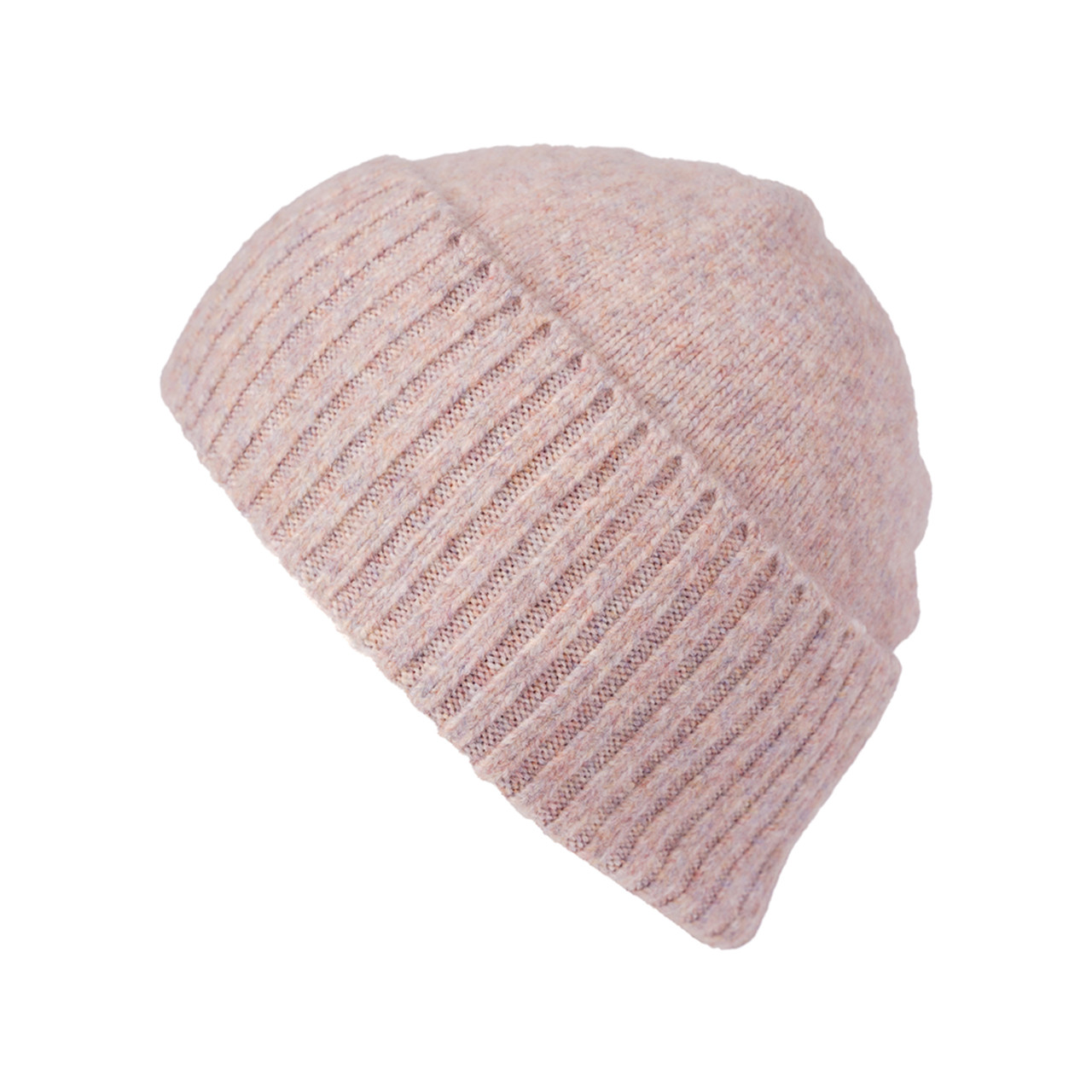 Nitzsche Accessoires Damenstrickmütze in melange Optik mit Umschlag Muttertagsangebot