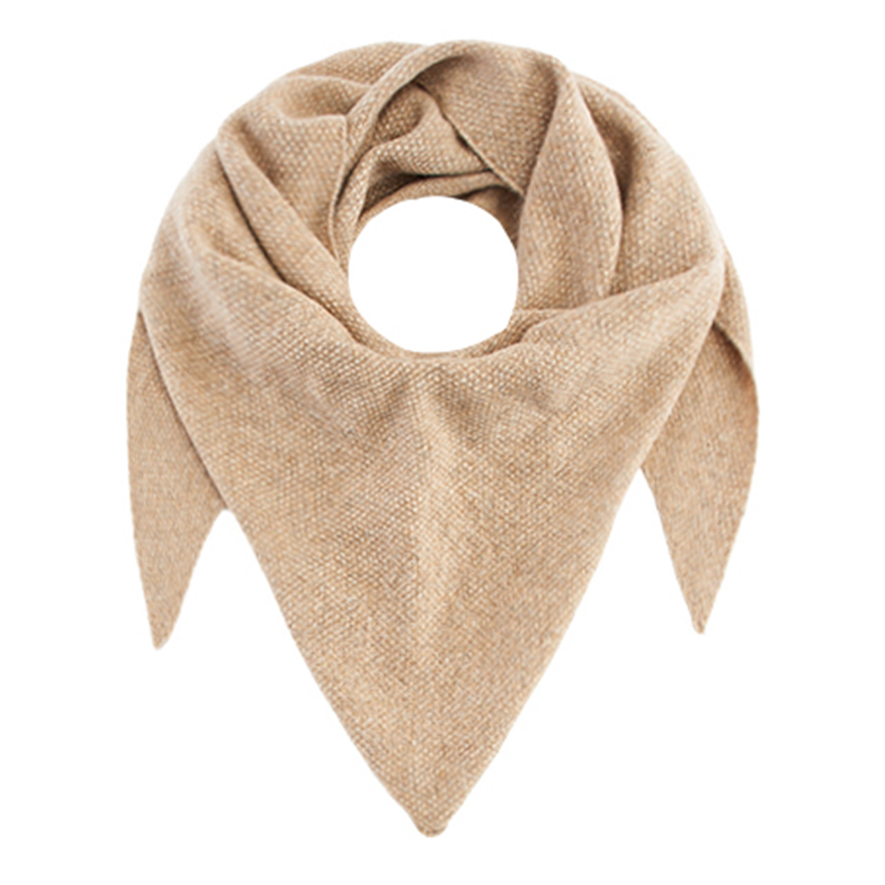 Nitzsche Accessoires Damen Dreieck-Strickschal in melange Optik Online Outlet