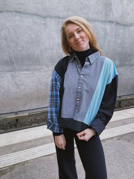 Nonoi Studio Blouson // Schwarz + Türkis // Onesize Begrenzte Freigabe