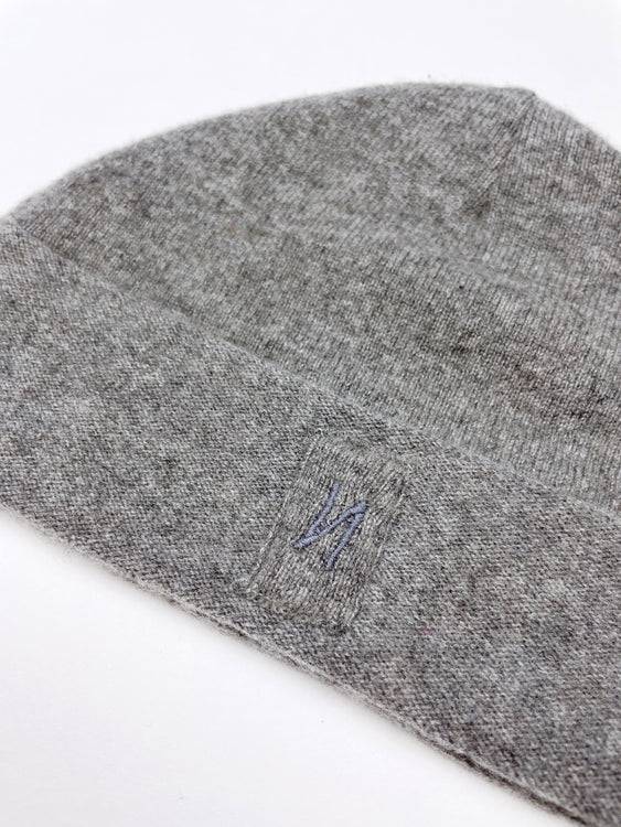 Nonoi Studio KURZE GRAUE MÜTZE // MICRO BEANIE KASCHMIR // UNISEX Angebote