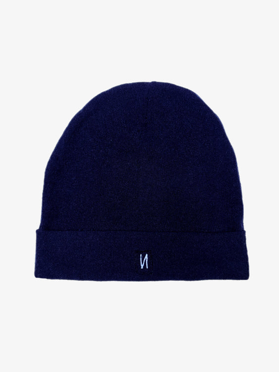 Nonoi Studio DUNKELBLAU MÜTZE "JAKARTA" AUS KASCHMIR // UNISEX