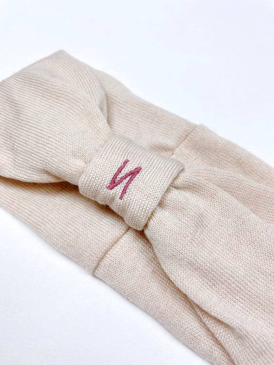 Nonoi Studio STIRNBAND "BEERE" CREME // WOLLE Blitzverkäufe