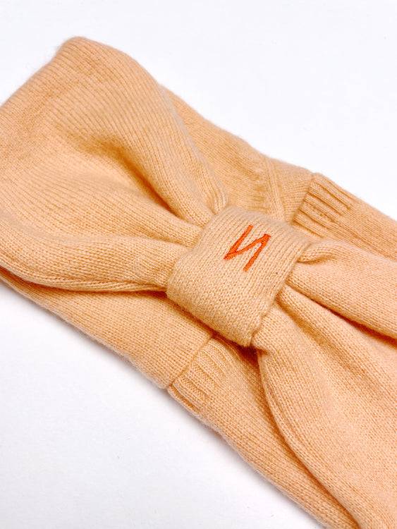 Nonoi Studio STIRNBAND "AMAZONAS" ORANGE // KASCHMIR Rabatt