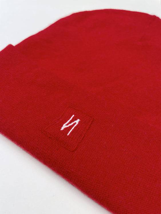 Nonoi Studio ROTE MÜTZE "PARIS" AUS KASCHMIR // UNISEX Osterangebot