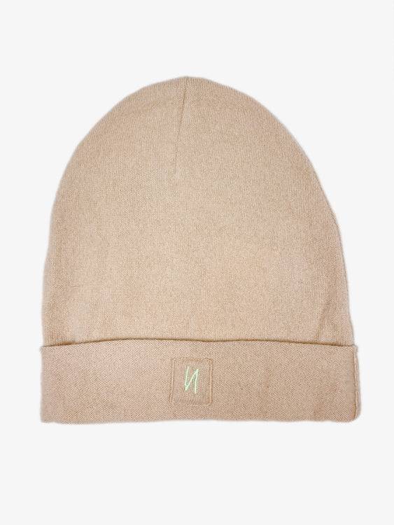 Nonoi Studio HELLBRAUNE MÜTZE "MILANO" AUS KASCHMIR // UNISEX Muttertagsangebot
