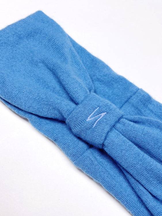 Nonoi Studio HELLBLAUES STIRNBAND "BLUE" // WOLLE Lagerräumung