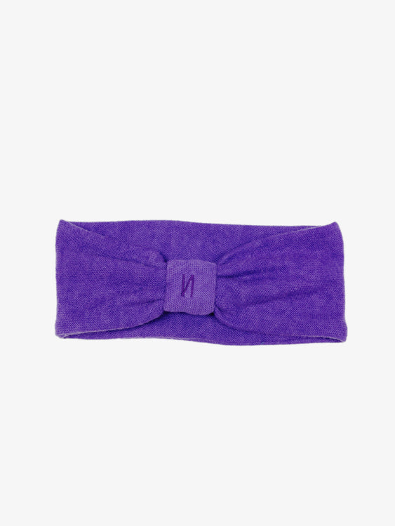 Nonoi Studio STIRNBAND "LILLY" LILA // KASCHMIR
