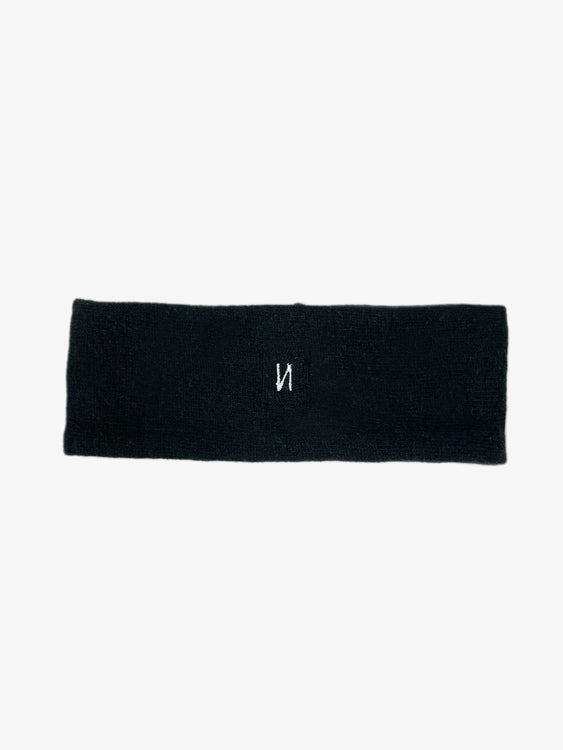 Nonoi Studio STIRNBAND "MONT" SCHWARZ // WOLLE
